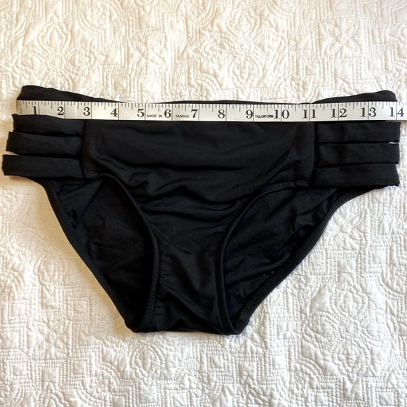 Seafolly Multi Strap Hipster Bottom in Black - Picture 8 of 8